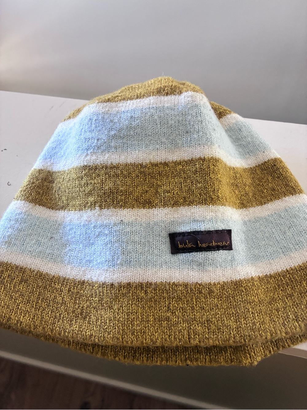 Vintage BULA Striped Beanie Hat - Gorpcore Knit Ski Cap Made In Canada